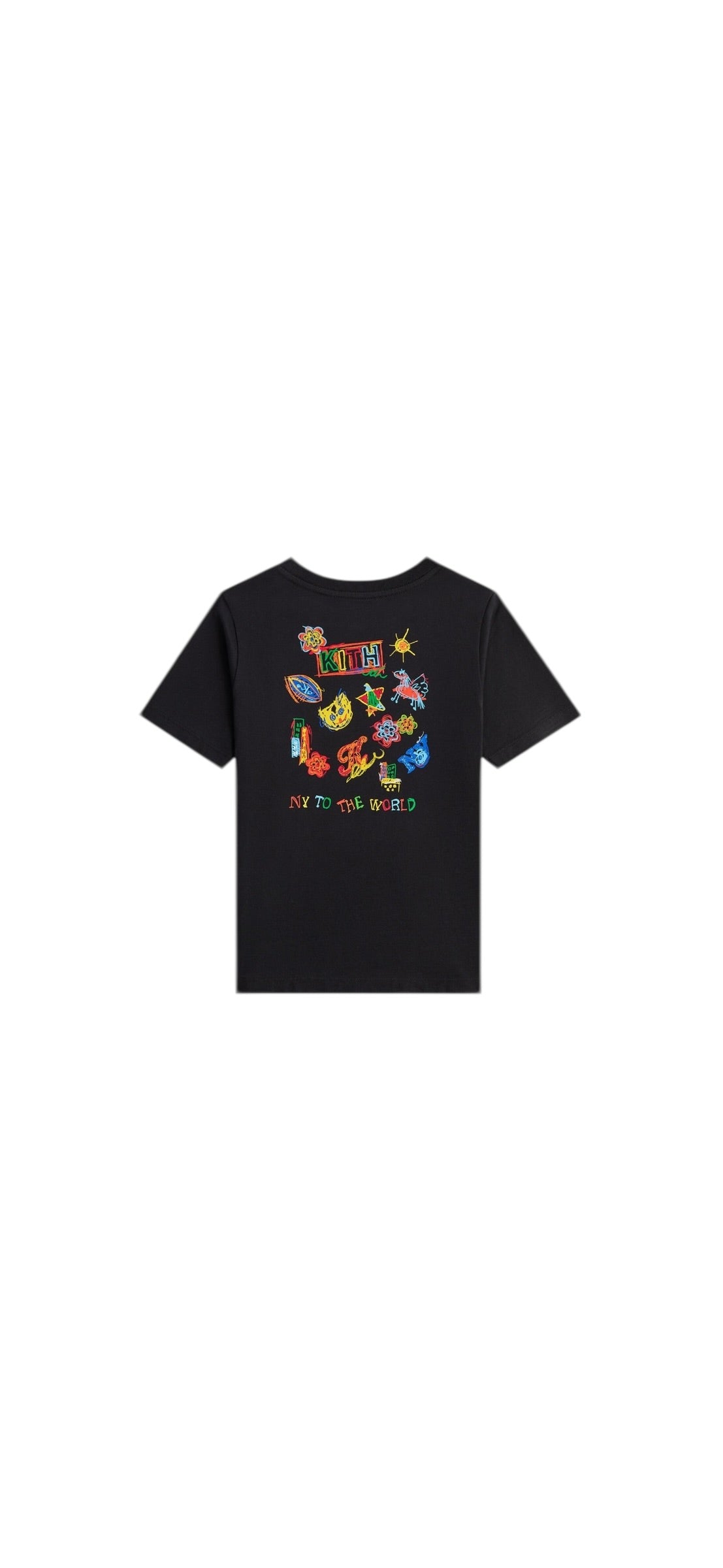 KITH Kids NY Classic log tee- Black