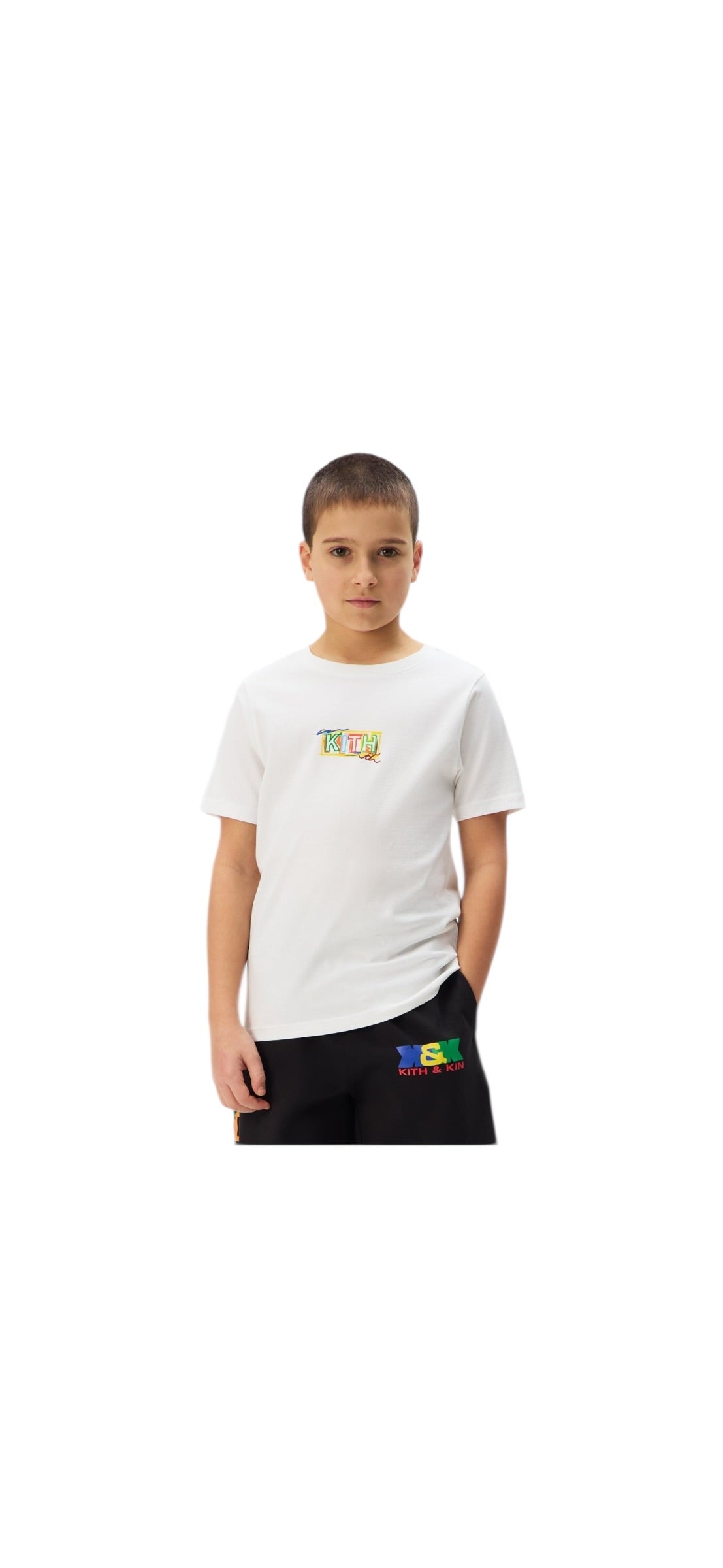 KITH Kids NY Classic logo tee- White