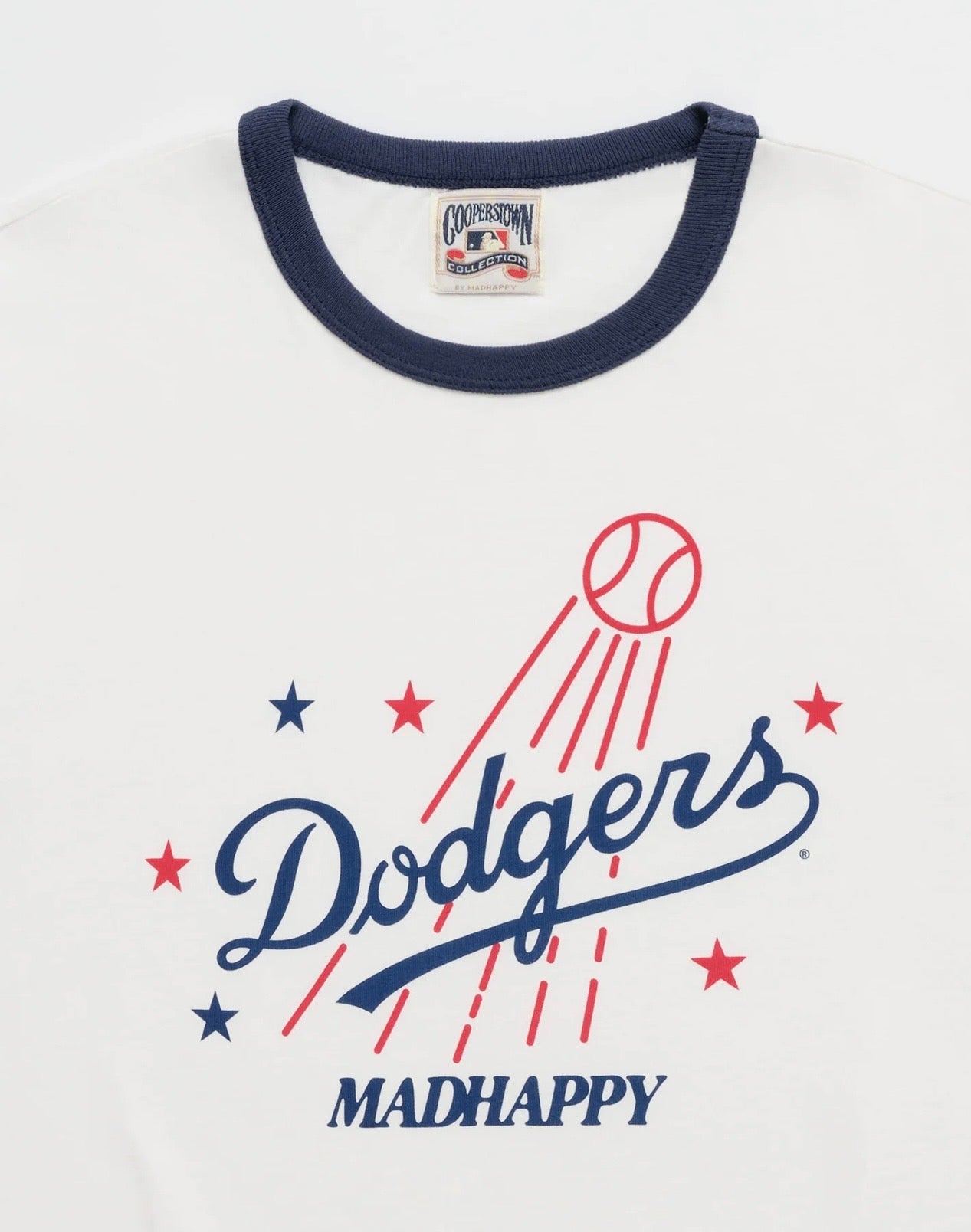 Dodgers Stars Ringer Tee