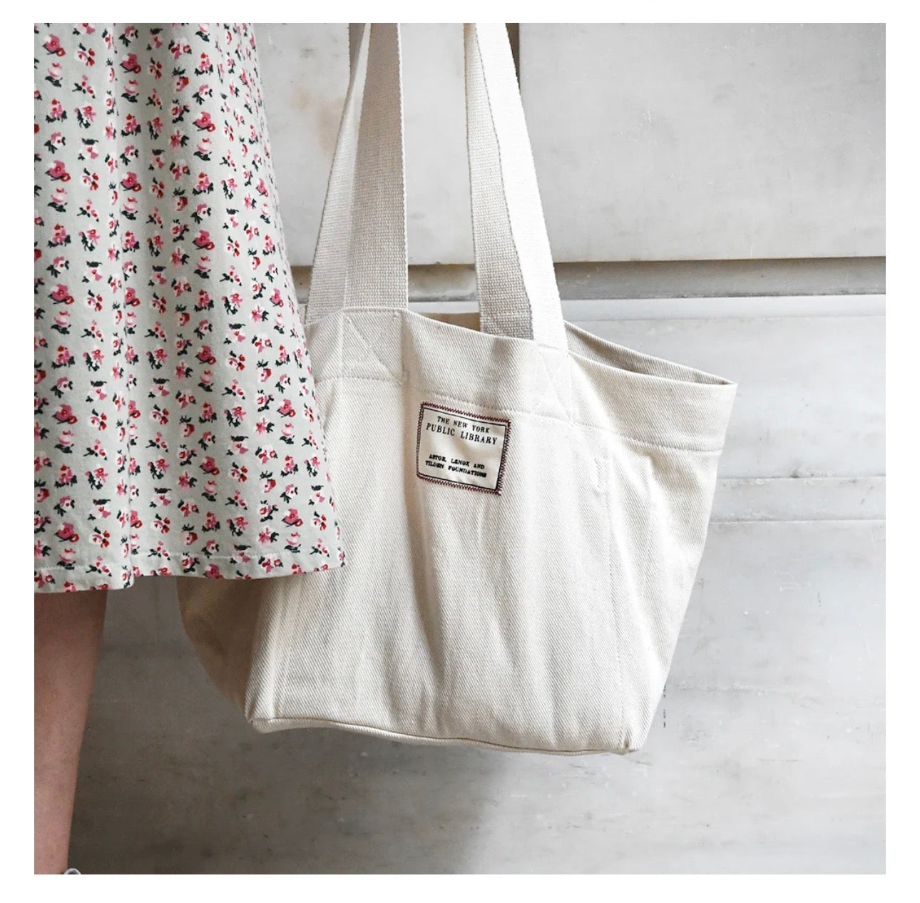 NYPL Reversible Pocket Tote Bag