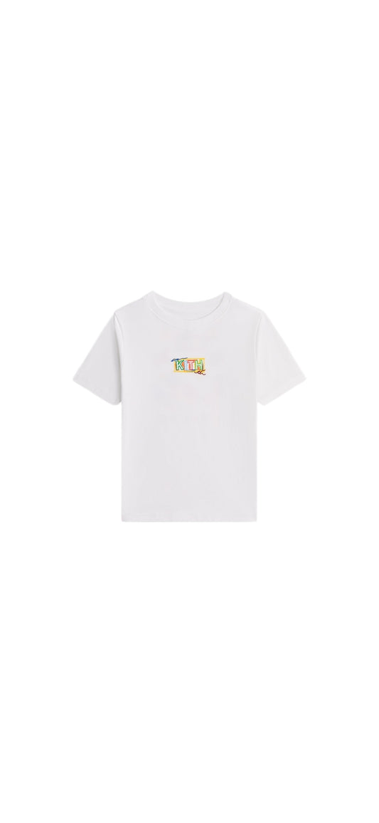 KITH Kids NY Classic logo tee- White