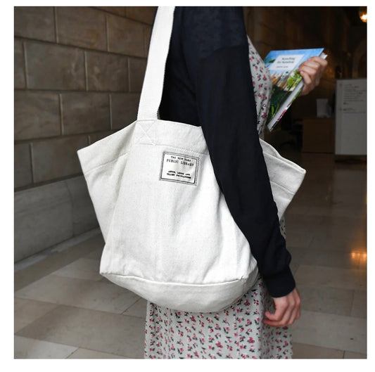 NYPL Reversible Pocket Tote Bag