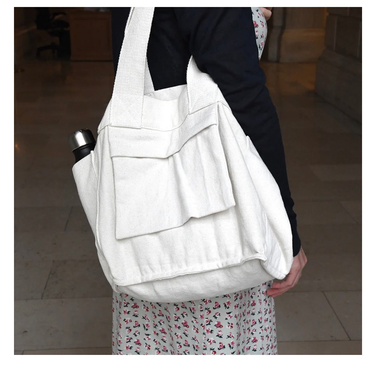 NYPL Reversible Pocket Tote Bag