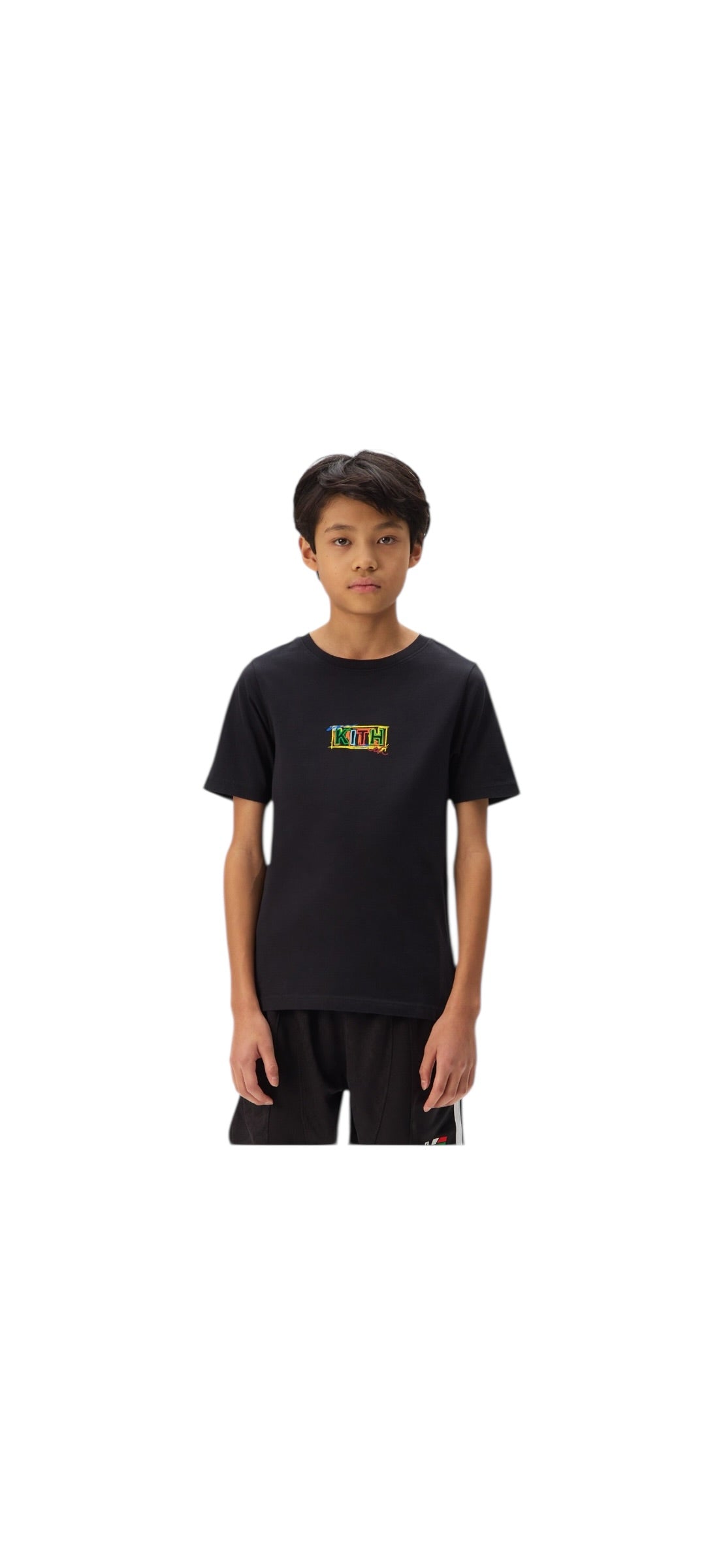 KITH Kids NY Classic log tee- Black